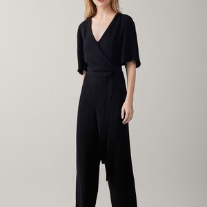 Massimo Dutti | wrap top jumpsuit